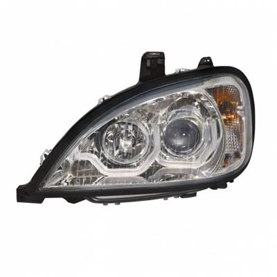 COLUMBIA LED HEADLIGHT 2001-2011 (U-BAR) (CHROME HOUSING) - LEFT SIDE