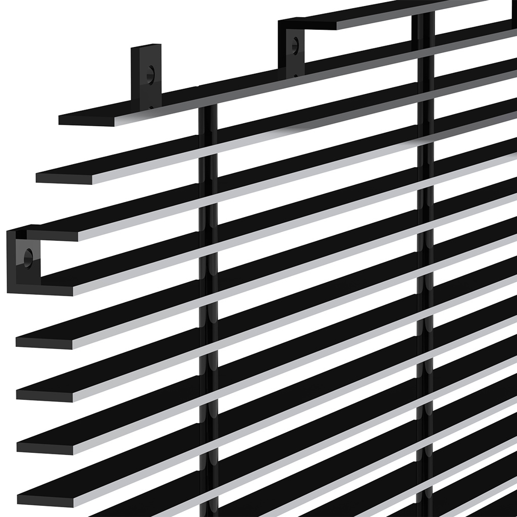 PETERBILT 389 BILLSET STYLE ALUMINUM GRILLE INSERT W/ HORIZONTAL BARS