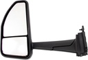 PETERBILT 579 2022 & UP NEXT GEN DOOR MIRROR ASSEMBLY - LEFT SIDE (BLACK)