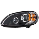 M2 LED HEADLIGHT 2002 & UP - LEFT SIDE (BLACK HOUSING)