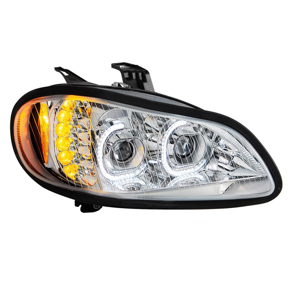 M2 LED HEADLIGHT 2002 & UP - RIGHT SIDE (CHROME HOUSING)