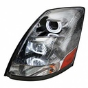 Volvo VNL PROJECTION HEADLIGHT 2004-2017 (LED HALO) (CHROME HOUSING) - LEFT SIDE