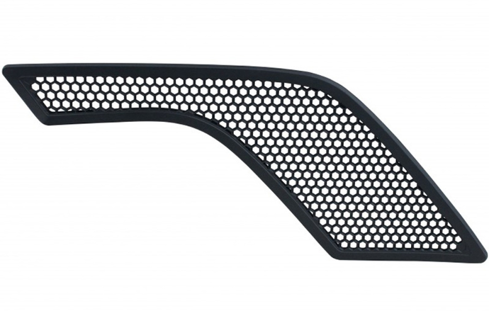Volvo VNL SIDE INTAKE GRILLE FOR HOOD RH 2004-2017 - RIGHT SIDE (BLACK)