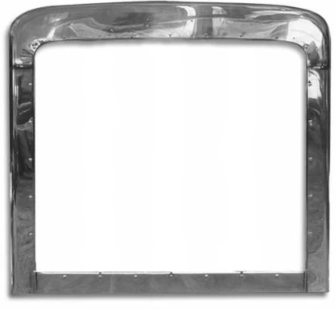 PETERBILT 389 STAINLESS STEEL GRILLE SURROUND (4 PIECE)