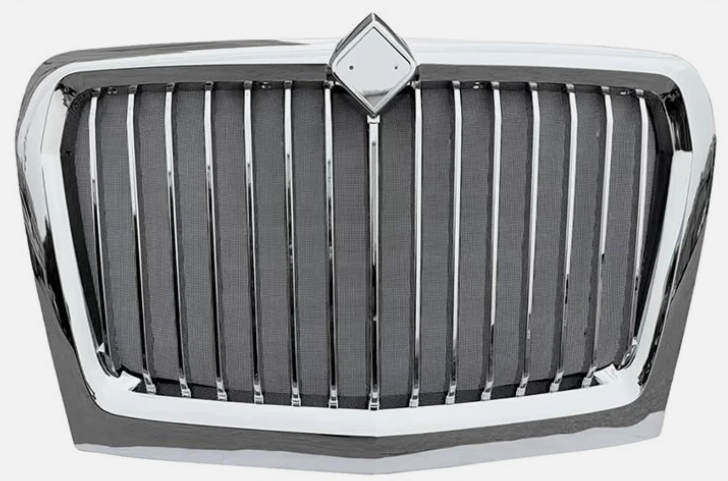 INTERNATIONAL LT625 2018 & UP CHROME GRILLE W/ BUGSCREEN (OE STYLE)