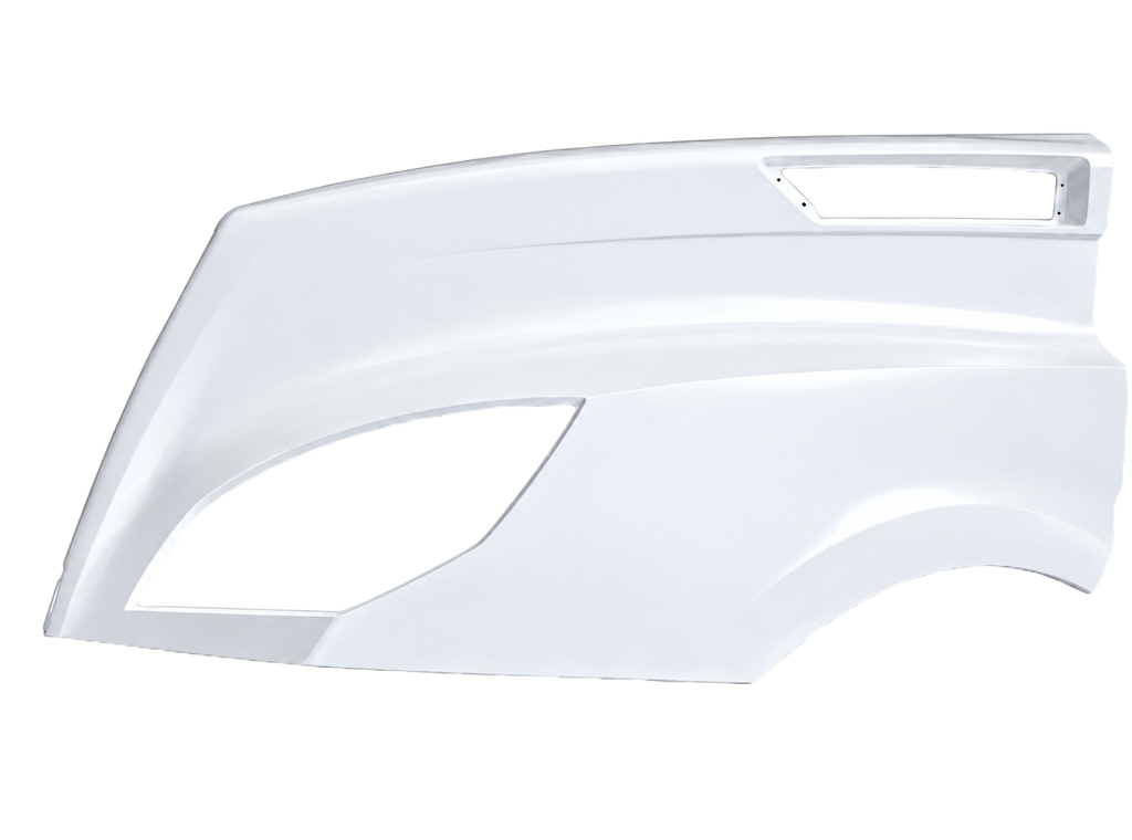 CASCADIA 126 2018 & UP P4 HOOD FENDER IN FIBERGLASS - LEFT SIDE