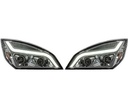 FREIGHTLINER CASCADIA 2018 & UP LED BAR HEADLIGHT (PAIR) (CHROME HOUSING)