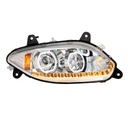 INTERNATIONAL LT 2017 & UP HEADLIGHT W/ LED BAR - RIGHT SIDE (CHROME HOUSING)