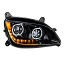 PETERBILT 579/587 LED HALO HEADLIGHT (BLACK HOUSING) - RH