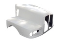 KENWORTH T600B HOOD 1990 FLAT WINDSHIELD W/SPLIT GRILLE