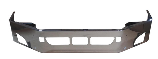 [VOL3703] 2018 & UP 20" Volvo VNL CHROME BUMPER W/ FOG LIGHT HOLE/STEP HOLE/TOW PIN HOLES (BRACKETS INCLUDED)