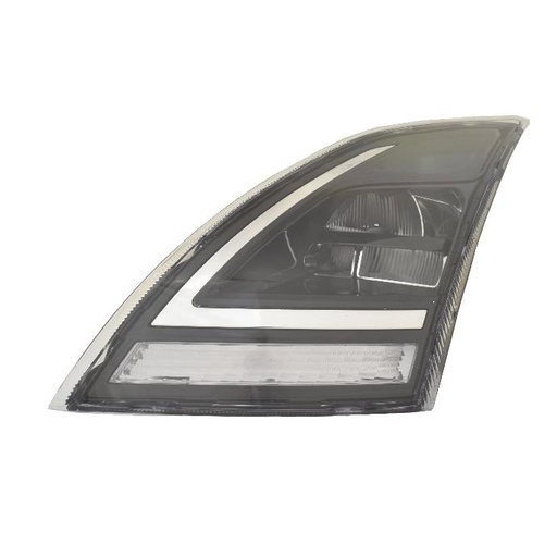 [VOL3729] Volvo VNL/VNR 2018 & UP HEADLIGHT ASSEMBLY W/ SILVER DRL BAR (W/ LED MODULE) - LEFT SIDE