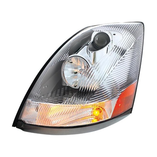 [VOL3537] Volvo VNL HEADLIGHT 2004-2017 (CHROME HOUSING) - LEFT SIDE